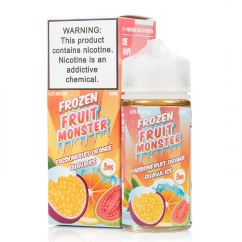 Líquido Jam Monster Frozen Passion Fruit Orange Guava Ice